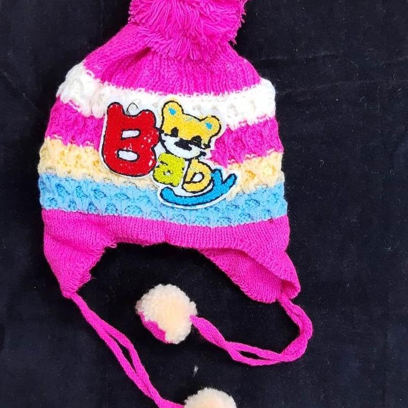 Aaron - Woolen Printed Kid's Cap