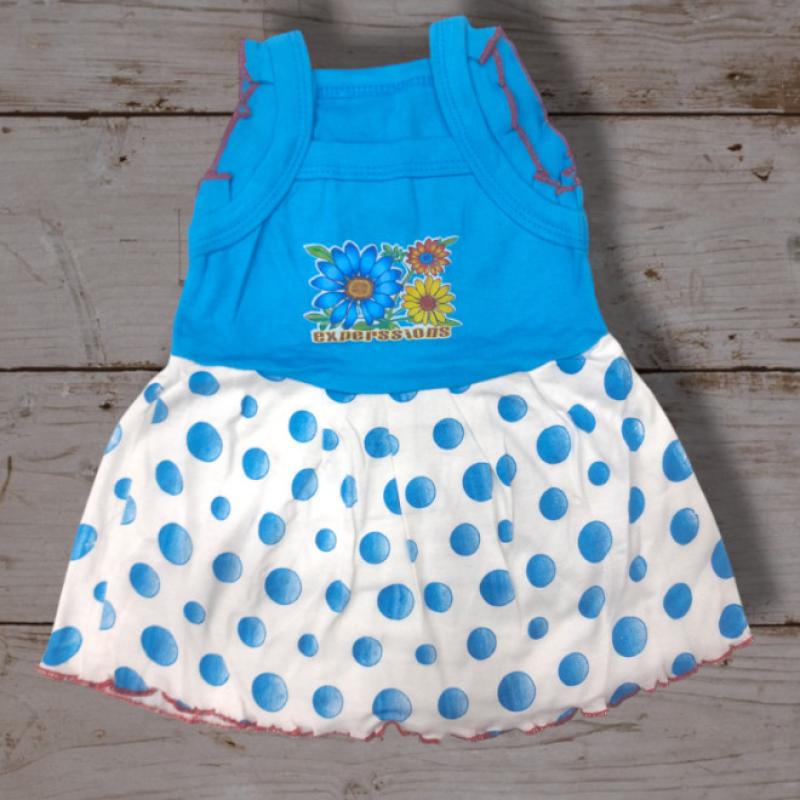 Aaron - Assorted 18 Pieces Of Cotton Hosiery Frock Set For Girls