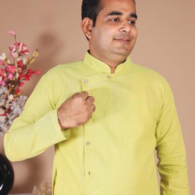 Riddhi - Cotton Solid Men's Designer Kurta