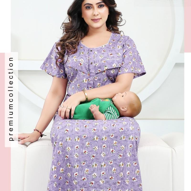 Missy - Dull Cotton Mother Nighty Gown