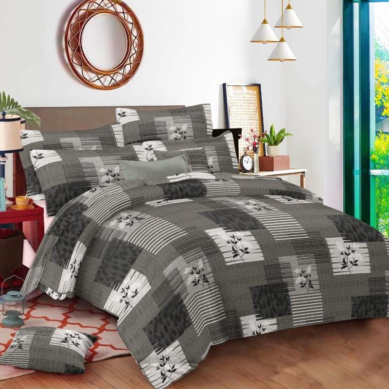 SAMPT - Coton Prosion Printed Double Bedsheet with Pillow Cover