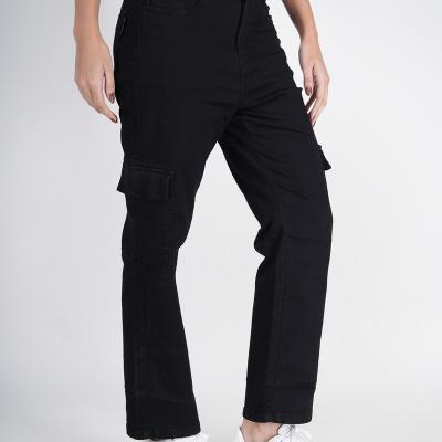 Mou - Denim Cargo For Women