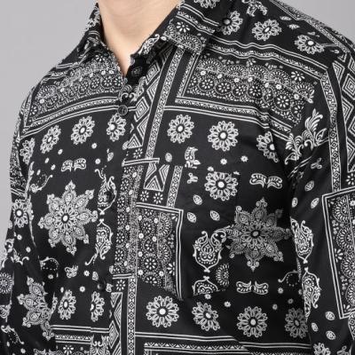 Radha - Cotton Dobby Block Printed Mens Shirt