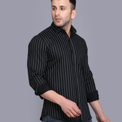 Radha - Cotton Full Sleeve Stripes Men's Shirt