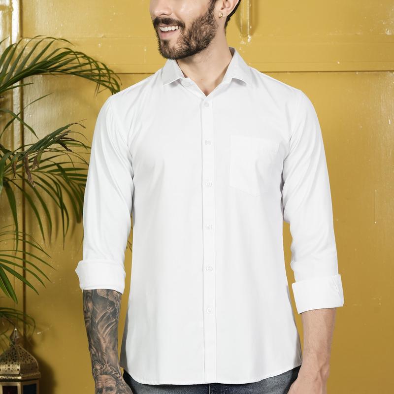 Radha - Casual Stylish Cotton Blend Cheakered Shirt For Men