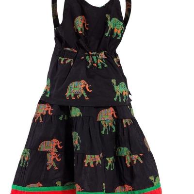 Moni - Cotton Printed Lehenga Choli