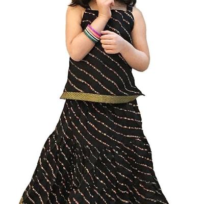 Moni - Cotton Leheriya Lehenga Choli