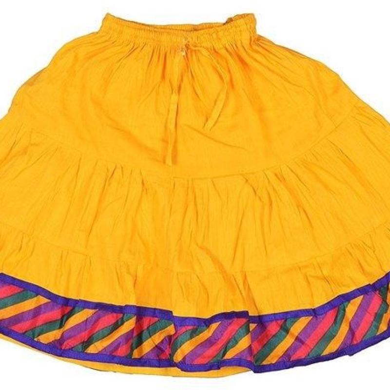 Moni - Cotton Plain Lehenga Choli