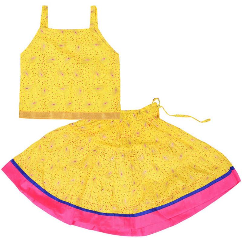 Moni - Rayon Printed Girls Lehanga Choli