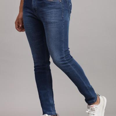 Mou - DX Blue Slim Fit Jeans For Men