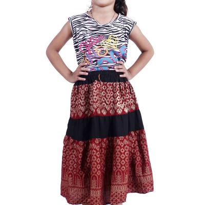 Shilu - Cotton Printed Girls Skirt