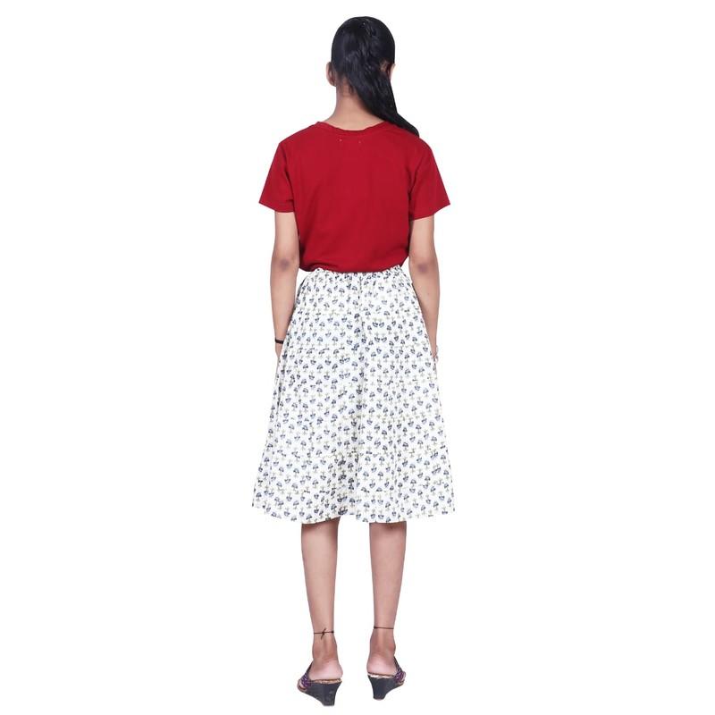 Shilu - Cotton Printed Girls Skirt