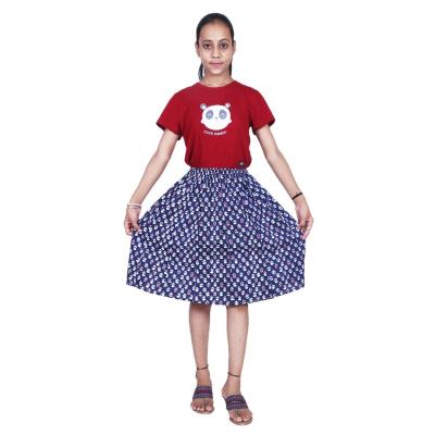 Shilu - Cotton Printed Girls Skirt