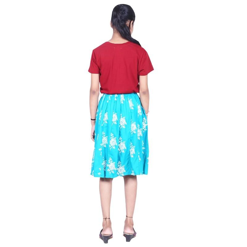 Shilu - Cotton Printed Girls Skirt