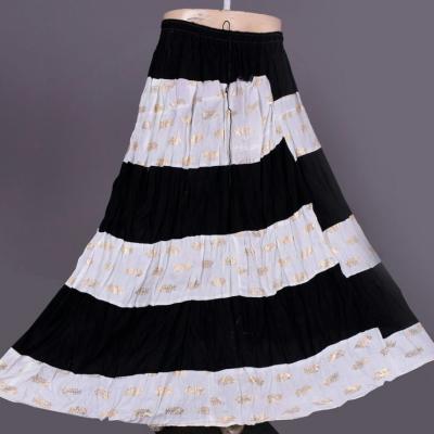 Shilu - Womens Cotton Printed Skirt