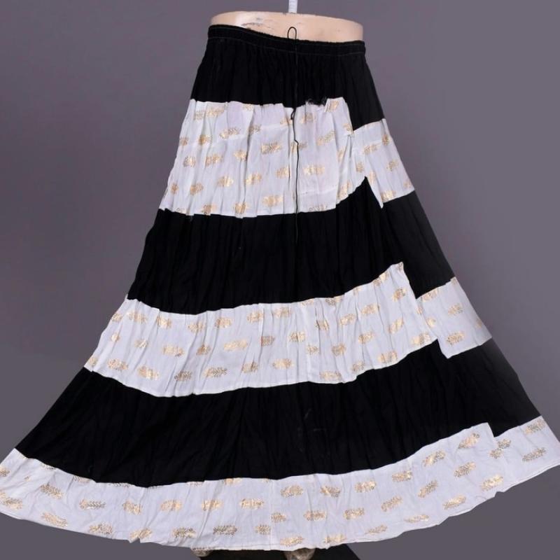 Shilu - Womens Cotton Printed Skirt