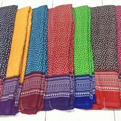 Sasi - Heavy Reniyal Printed Saree with Blouse