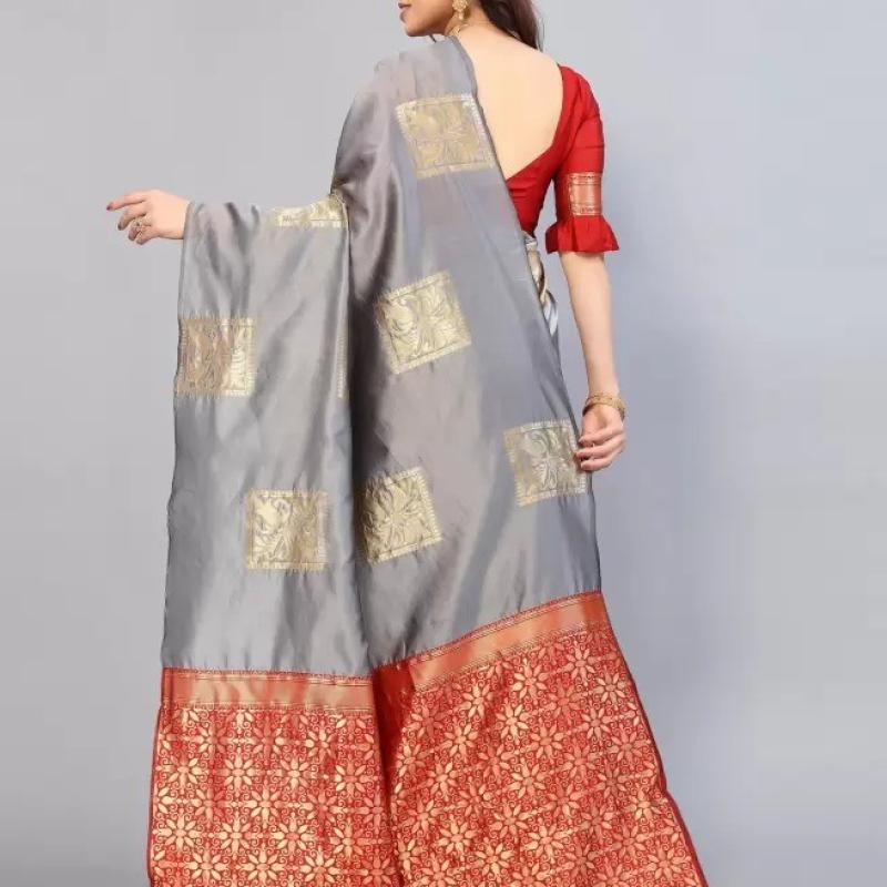 Banarasi Art Silk Saree With Blouse